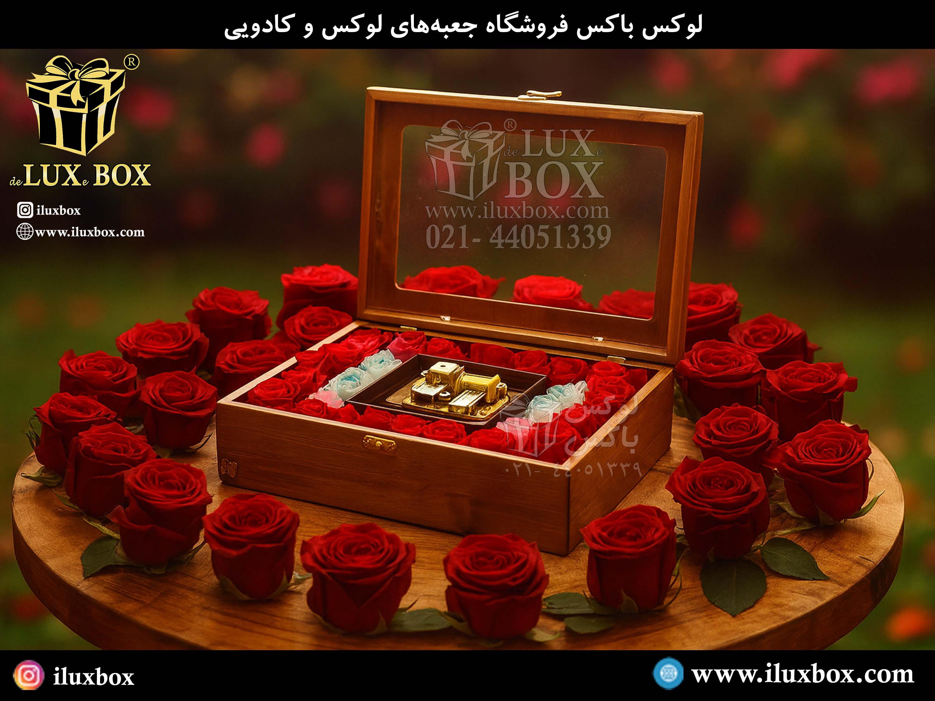 مرکز و بورس فروش عمده انواع جعبه شیشه ای کادو جواهرات لوکس باکس