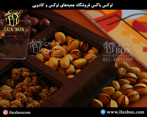جعبه چوبی برش لیزری لوکس باکس