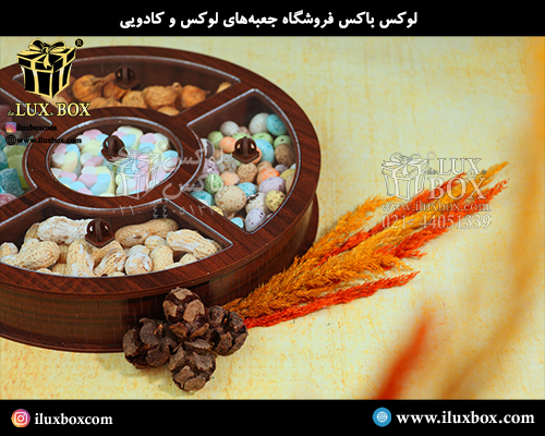 جعبه چوبی برش لیزری سنتی لوکس باکس