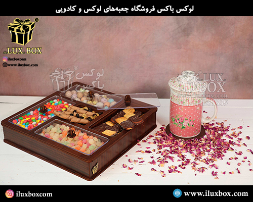 جعبه چوبی برش لیزری لوکس باکس