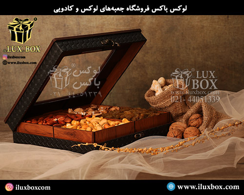 جعبه چوبی لیزر کات لوکس باکس