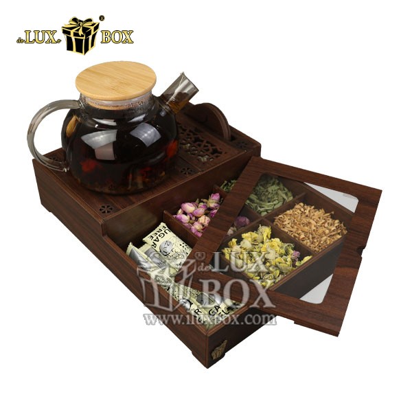 جعبه پذیرایی چوبی وارمردار تی بگ نبات لوکس باکس کد LB111-M1 , جعبه چوبی چای، جعبه تی بگ،خرید جعبه چای ،فروش جعبه چای،تی بگ،جعبه ارزان چای، جعبه چای پذیرایی ،جعبه لوکس ، جعبه خاص ،  جعبه پذیرایی و دمنوش چوبی , باکس دمنوش , جعبه پذیرایی و دمنوش , جعبه پذیرایی دمنوش , باکس لوکس دمنوش ,جعبه وارمردار چوبی