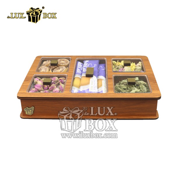 جعبه دمنوش پذیرایی چای کیسه ای تی بگ  چوبی لوکس باکس کد  LB22-0 , جعبه ، جعبه چوبی ، جعبه دمنوش ،جعبه پذیرایی دمنوش، جعبه چوبی پذیرایی ،جعبه پذیرایی ، جعبه ارزان دمنوش،جعبه پذیرایی و دمنوش ، جعبه کادویی دمنوش