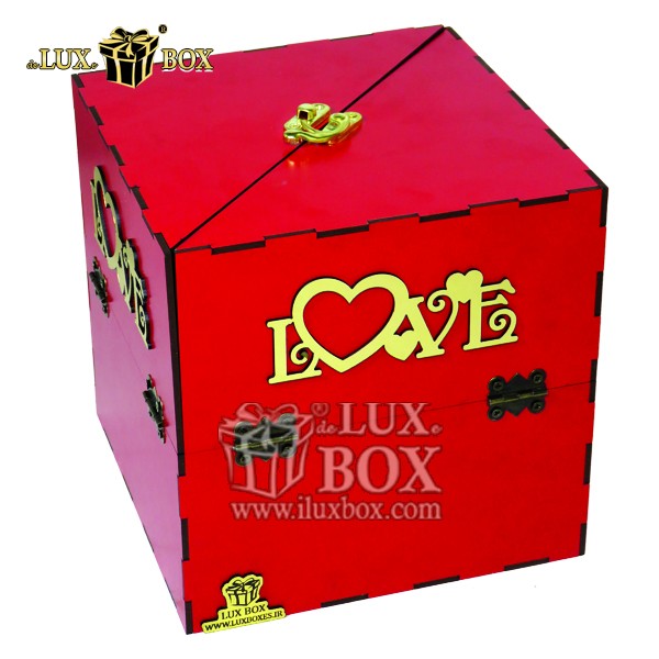 جعبه گل هدیه کادو ولنتاین لوکس باکس کد LB241