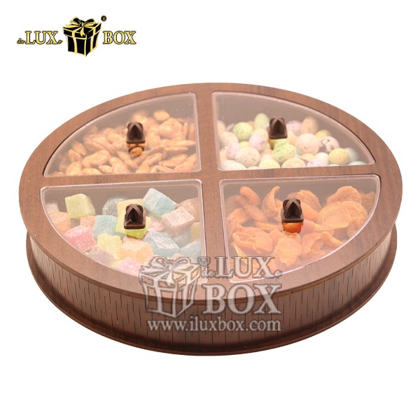 جعبه چوبی پذیرایی آجیل و خشکبار لوکس باکس کد LB34-11 , لوکس باکس، جعبه ، جعبه آجیل، جعبه آجیل و خشکبار، آجیل، خشکبار، بسته بندی آجیل، جعبه ارزان، جعبه ارزان آجیل، جعبه چوبی ارزان،آجیل کادویی