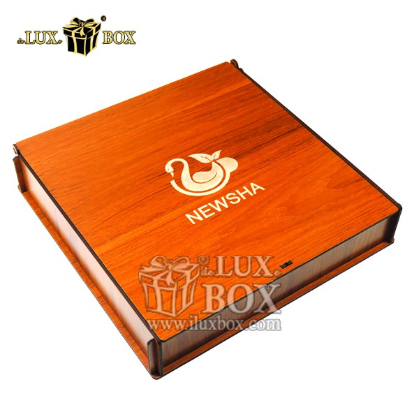جعبه دمنوش چوبی مدل نیوشا لوکس باکس کد NB103