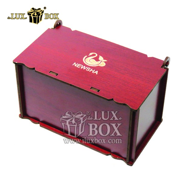 جعبه دمنوش چوبی مدل نیوشا لوکس باکس کد  NB105-M