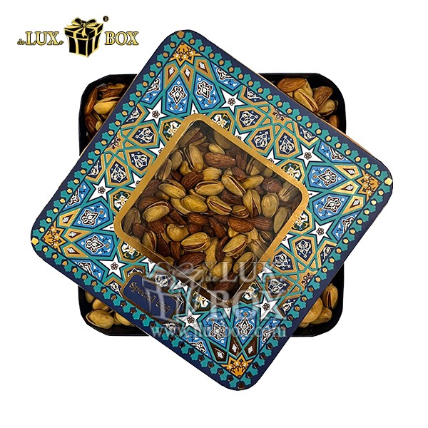 جعبه هارد باکس مربعی سنتی تنقلات لوکس باکس کد LB0119