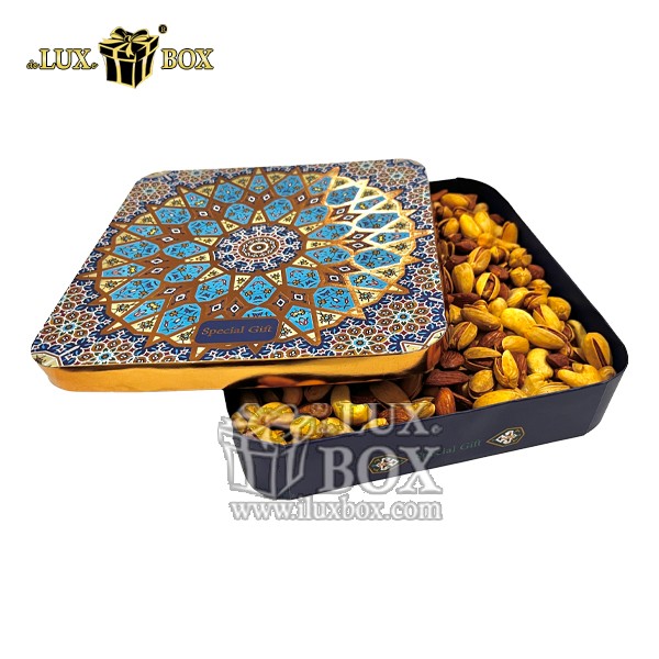جعبه هارد باکس مغزیجات مربعی لوکس باکس کد LB0121
